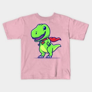 Cute Tyrannosaurus Super Cartoon Kids T-Shirt